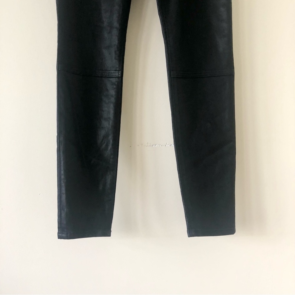 1. STATE Black Coated Leggings Size Small - Picture 3 of 9